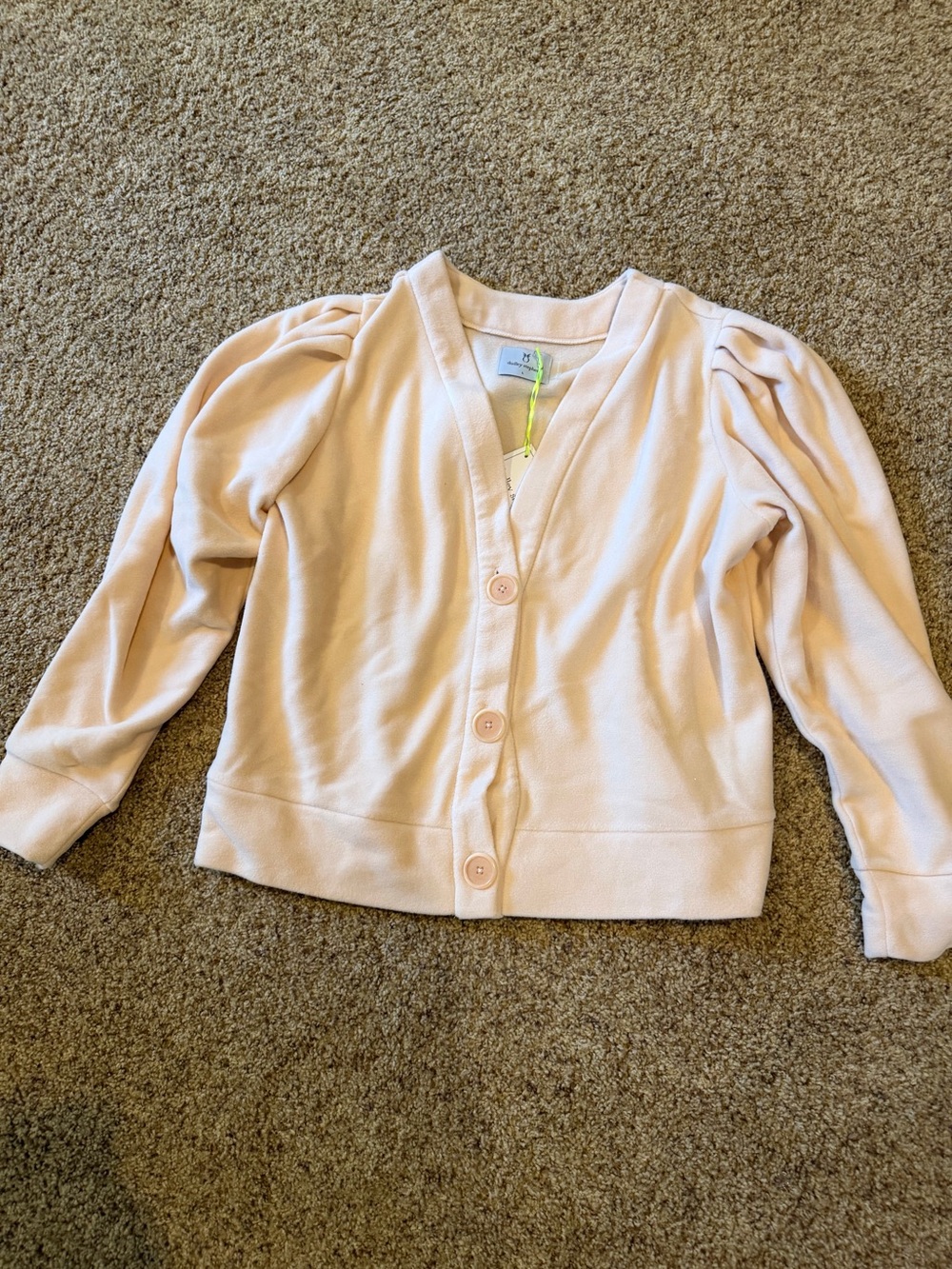 Dudley Stephens cream Button-Front Cardigan